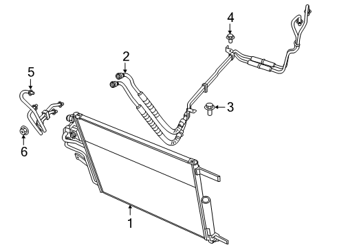 2022 Ram 1500 Trans Oil Cooler Diagram 2