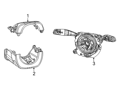 2023 Jeep Grand Wagoneer L Switches Diagram
