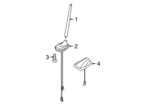Mast-Antenna Diagram for 68306738AA