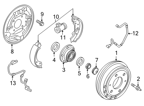 2022 Ram ProMaster City Brake Components Diagram 2