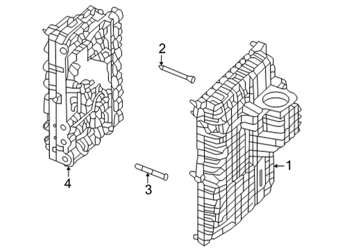 2022 Ram ProMaster 2500 Transaxle Parts Diagram