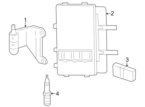 Powertrain Control Module Diagram for RL040495AH