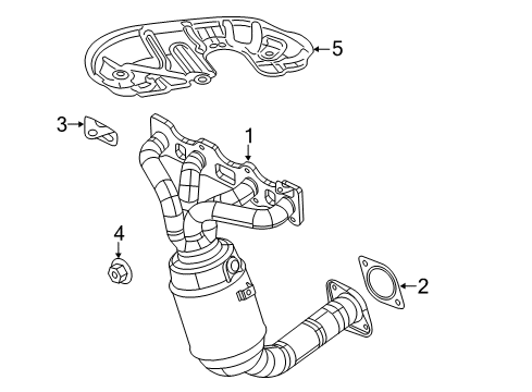 Gasket-Exhaust Pipe Diagram for 68069832AA