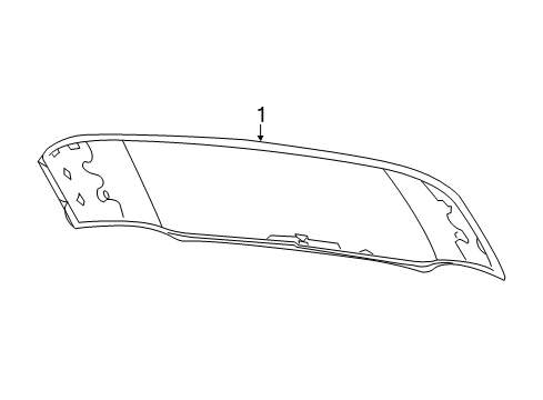 2022 Chrysler Voyager Back Glass Diagram