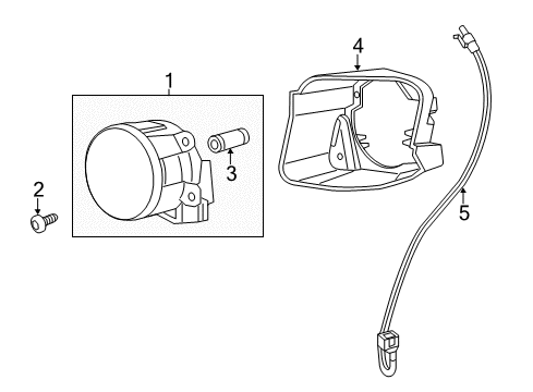 2022 Ram ProMaster 2500 Fog Lamps Diagram