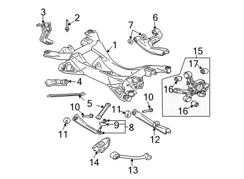 MN101131 - Genuine Mopar Arm-Rear Suspension Trailing