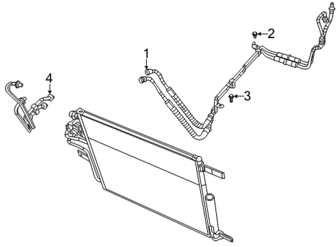 2022 Ram 1500 Trans Oil Cooler Diagram 3