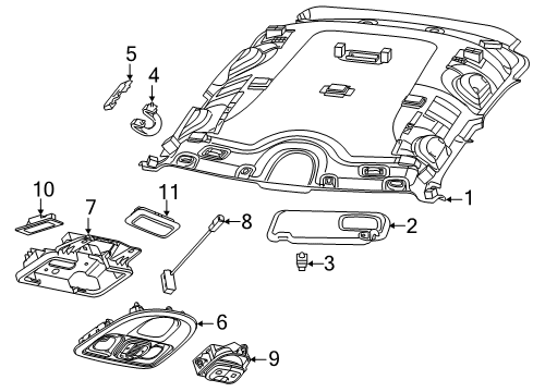 Support-Visor Diagram for 5YH03MS7AA