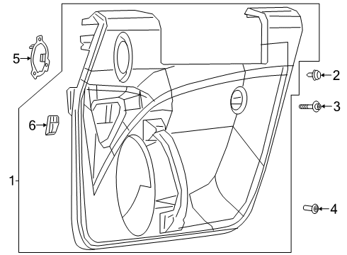 Front Door Diagram for 5VK50JRCAA