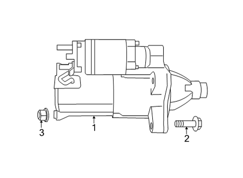 2022 Jeep Gladiator Starter Diagram 1