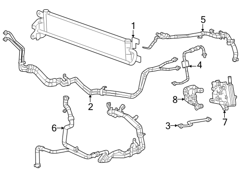 2022 Jeep Gladiator Oil Cooler Diagram 1