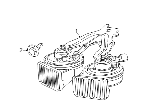 2023 Chrysler Voyager Horn Diagram