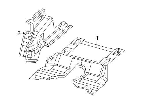 2024 Jeep Wrangler Interior Trim - Quarter Panels Diagram 1