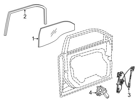 2022 Dodge Charger Front Door Diagram 1