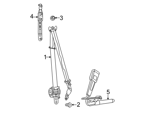2022 Dodge Charger Front Seat Belts Diagram