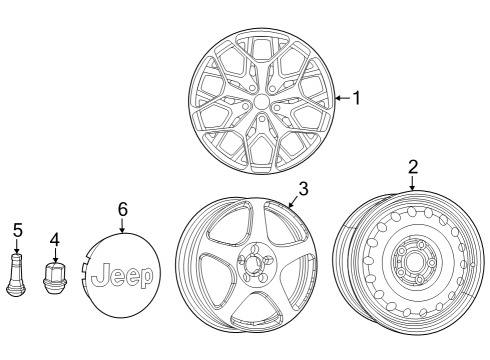2023 Jeep Grand Cherokee Wheels Diagram 5