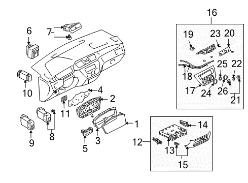 MR568787 - Genuine Mopar Bulb-Heater Control Equip