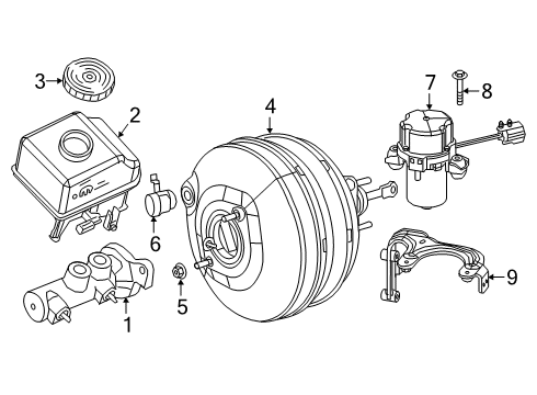 2022 Ram 2500 Dash Panel Components Diagram 1