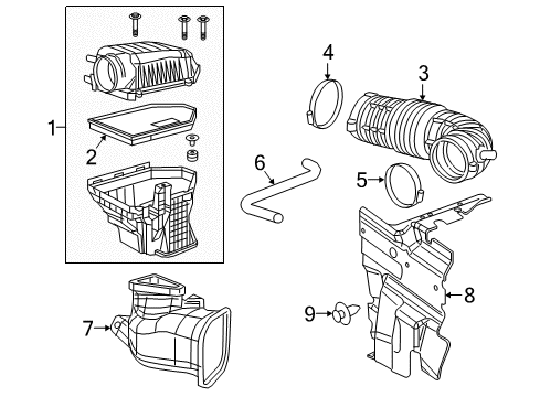2022 Dodge Charger Filters Diagram 3