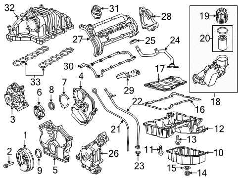 2018 Jeep Grand Cherokee Manifold-Engine Intake Diagram for 68189105AC