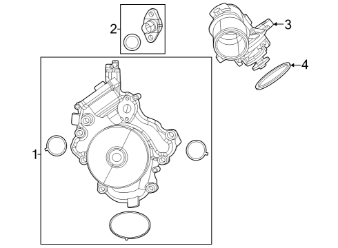 2022 Jeep Gladiator Water Pump Diagram 1
