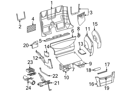 Tool Kit Diagram for 5098228AA