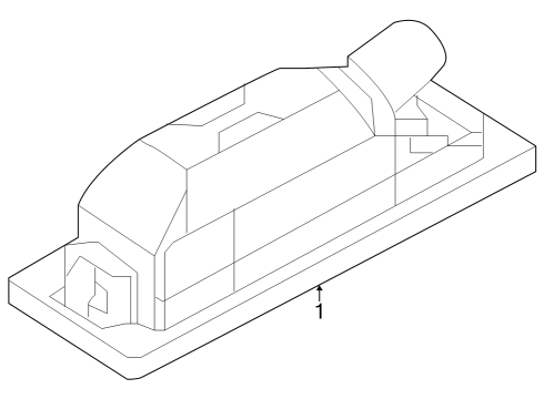 2023 Dodge Hornet License Lamps Diagram