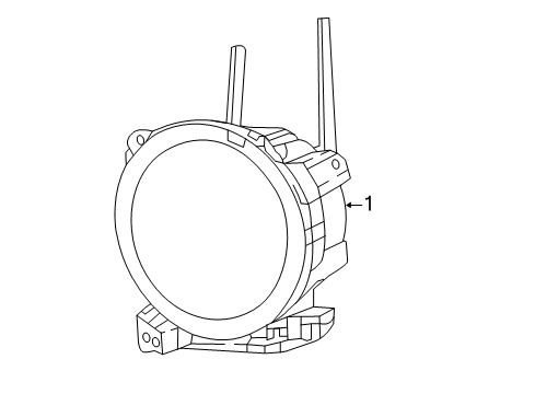 2024 Jeep Wrangler Headlamp Components Diagram 2