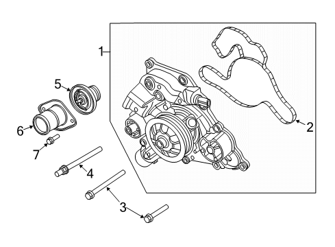 2022 Dodge Challenger Water Pump Diagram 2
