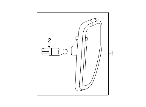 2022 Jeep Renegade Side Marker Lamps Diagram