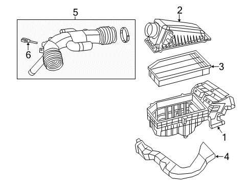 2023 Jeep Wrangler Filters Diagram 3