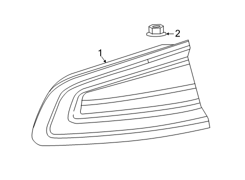 2022 Dodge Charger Tail Lamps Diagram