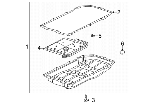2022 Jeep Wrangler Transmission Components Diagram