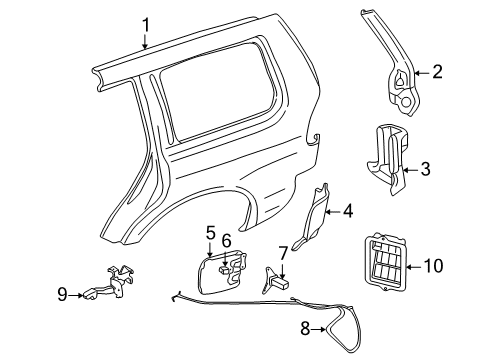 Panel-Quarter Diagram for 5301C227