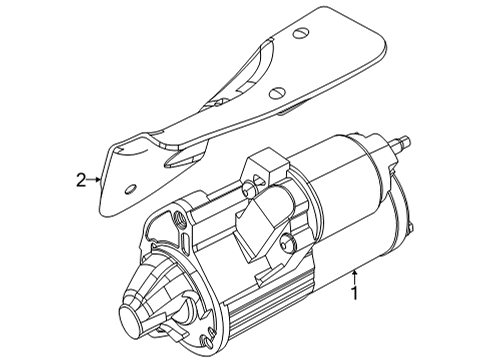 2022 Jeep Wrangler Starter Diagram 4
