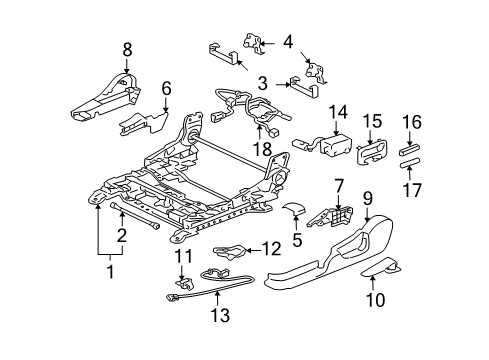 Sensor-Front Seat Slide Diagram for 6921A028