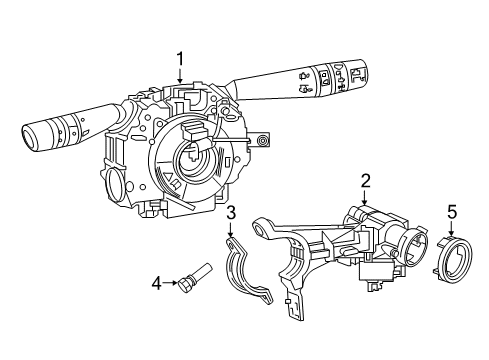 2022 Ram ProMaster City Anti-Theft Components Diagram