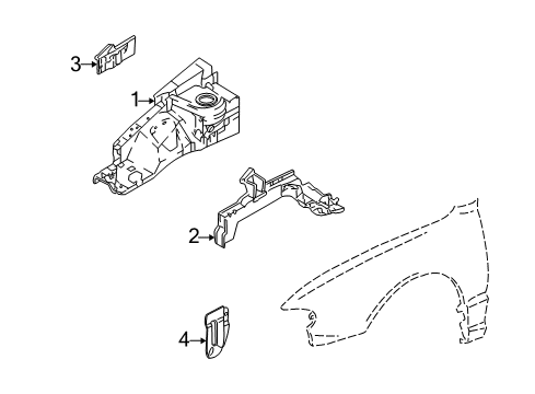 Extension Assembly-Side SILL In Diagram for 6436425300