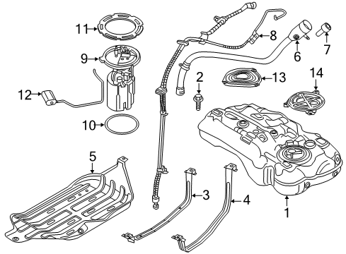 2022 Jeep Renegade Fuel System Components Diagram