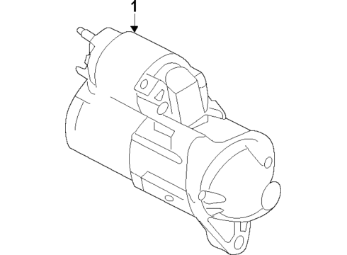 2022 Jeep Gladiator Starter Diagram 3