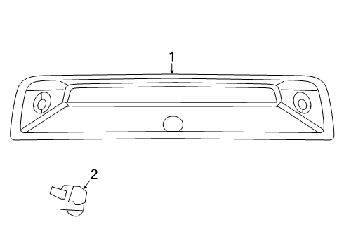 2021 Ram 3500 Parking Aid Diagram 7