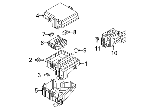 Relay Asm-Relay Assembly-Power Diagram for 952242D000