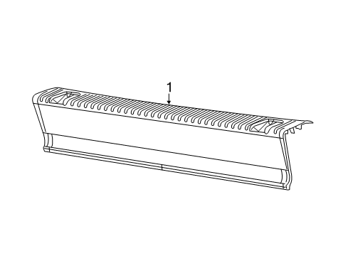 2023 Chrysler Voyager Interior Trim - Rear Body Diagram