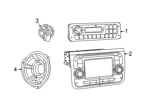 2023 Ram ProMaster 2500 Sound System Diagram