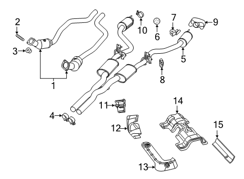 2022 Dodge Challenger Exhaust Components Diagram 3