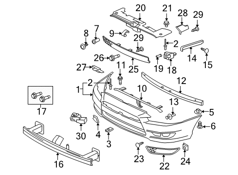 Clip-Chassis Wiring Diagram for MN173431