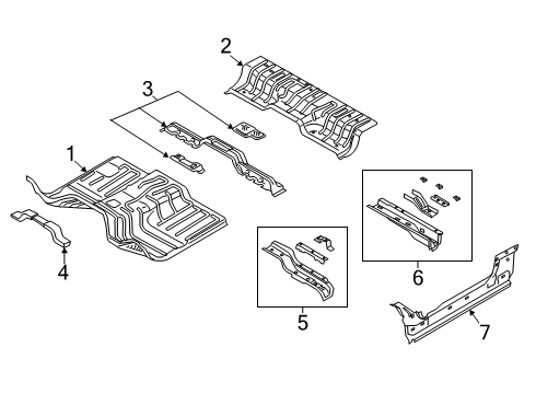 2022 Ram 2500 Floor Diagram 1
