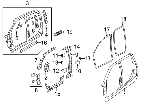 2023 Ram 1500 Classic Uniside Diagram 1
