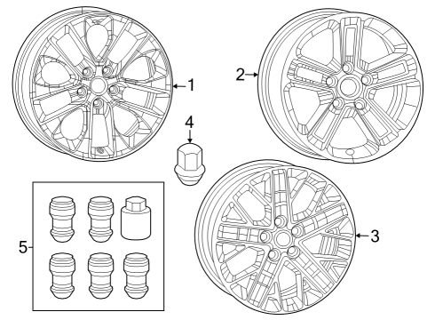 2022 Jeep Wrangler Wheels Diagram 3