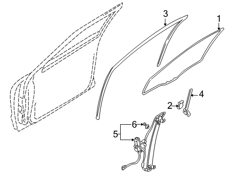 Molding Diagram for MR311191
